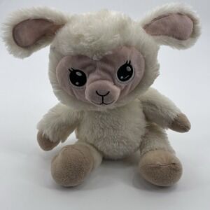 Lullabrites Musical Light Up Bedtime Sitting Lamb Stuffed Animal Plush Lullaby